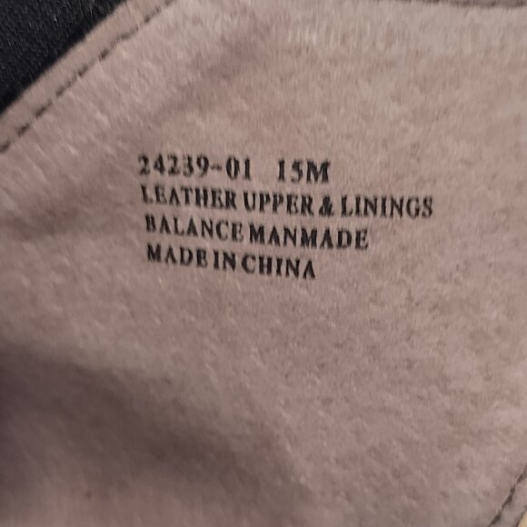 STACY ADAMS Black Closed Toe Slingback Leather Sandals Shoes Men US 15M - Picture 12 of 12